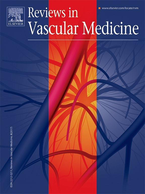 Go to journal home page - Reviews in Vascular Medicine